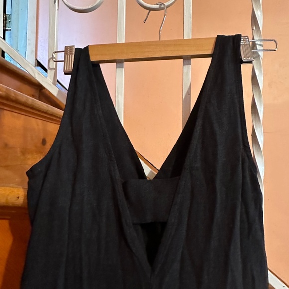 Topshop button through casual jumspuit in black - Picture 8 of 11